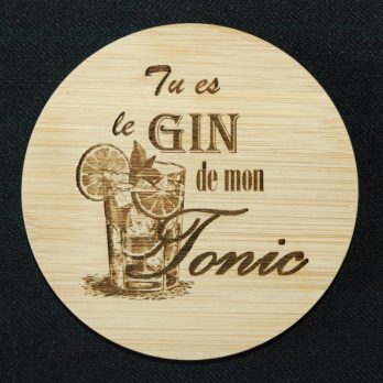 Dessous de Verre en Bambou rond ou carré