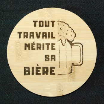 Dessous de Verre en Bambou rond ou carré