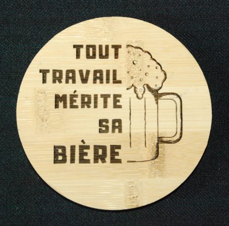 Dessous de Verre en Bambou rond ou carré