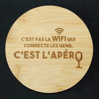 Dessous de Verre en Bambou rond ou carré