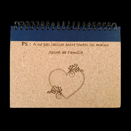Cahier à spirale avec couverture en liège – Image 2